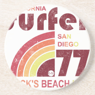 zwarten strand Californië Zandsteen Onderzetter