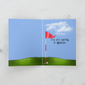 Zwartgraafkap op Golfbal Kaart (Binnen)