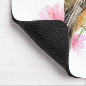 Zwartkap Mees Lente Spreuk Muismat (Hoek)