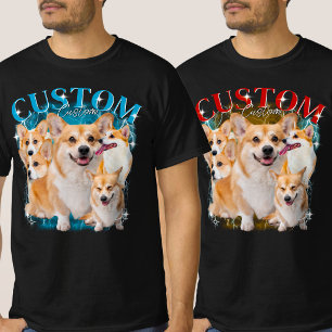 Zwartmarkt Vintage Huisdieren Honden Kat Grappig D T-shirt