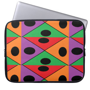 Zwartpokkenstip Laptop Sleeve