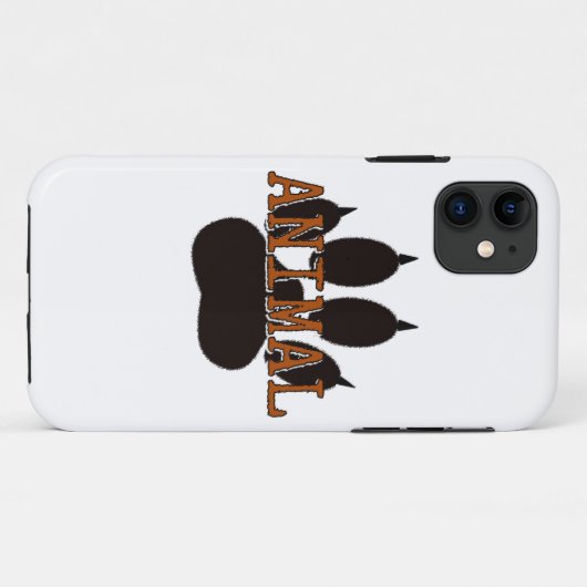 Zwartproefafdrukken Case-Mate iPhone Case (Achterkant (horizontaal))