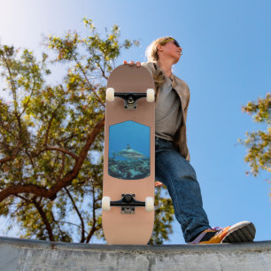 Zwartpunthaai, Yap Eiland - Fotografisch ontwerp Skateboard