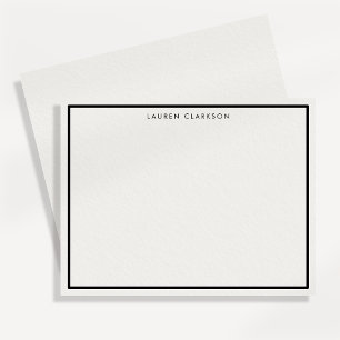 Zwartrand Elegante Briefkaart