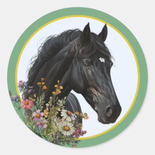 Zwartronde stickers