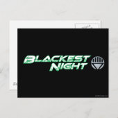 Zwartste Logo 2 van de Nacht Briefkaart (Voorkant / Achterkant)