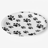 Zwartwitafdrukken Papieren Bordje (Gekanteld)