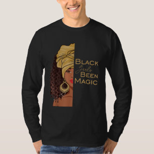 Zwartwitmeisjes: Magic Black History Maand African T-shirt
