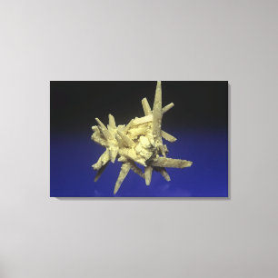 Zwavel (S) op Celestite, Polen Canvas Afdruk