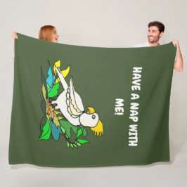 Zwavelcockatoeage Fleece Deken