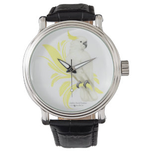 ZwavelCrested Cockatau Horloge