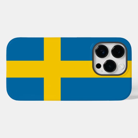 Zweden Case-Mate iPhone Case (Achterkant (horizontaal))