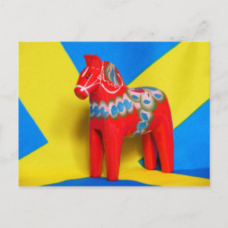 Zweden Dala Horse Briefkaart