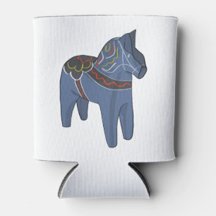 Zweden Dala Horse Dalecarlian Zweeds Blikjeskoeler