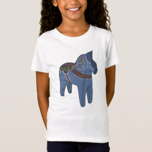 Zweden Dala Horse Dalecarlian Zweeds T-shirt