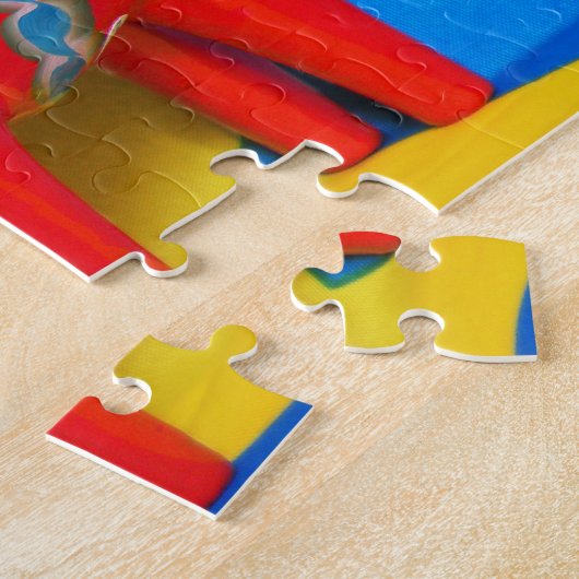 Zweden Dala Horse puzzle Legpuzzel (Zijkant)