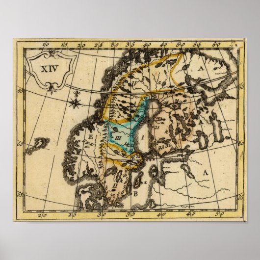 Zweden en Finland Poster (Voorkant)