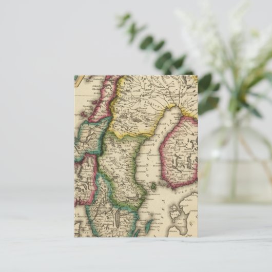 Zweden en Noorwegen 2 Briefkaart (Staand voorkant)