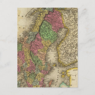 Zweden en Noorwegen Briefkaart