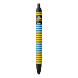 Zweden Flag Cute Patriotic Zwarte Inkt Pen