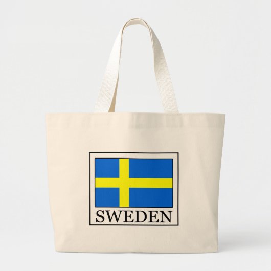 Zweden Grote Tote Bag (Voorkant)