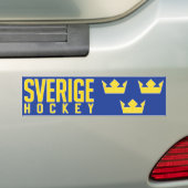 Zweden Hockey Bumpersticker (Op auto)