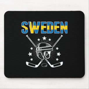 Zweden IJshockeyliefhebbers Jersey - Zweeds Hockey Muismat