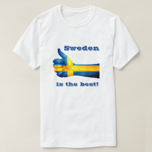 Zweden is het beste t-shirt