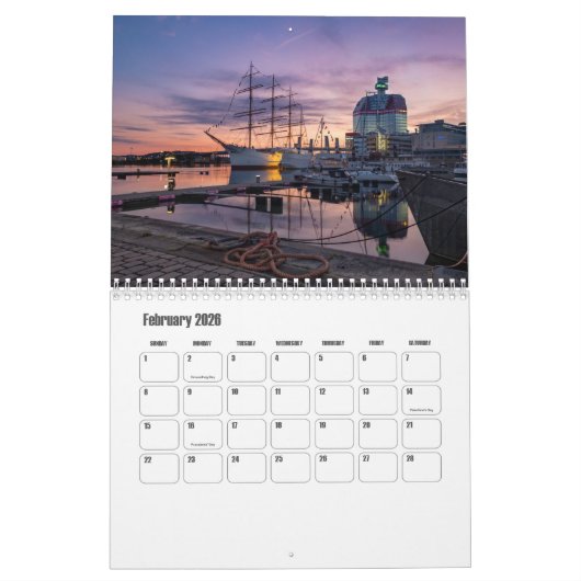 Zweden Kalender (Feb 2026)