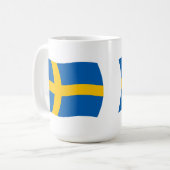 Zweden Mok vlag (Voorkant links)