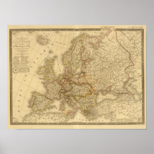 Zweden, Noorwegen en Denemarken Poster