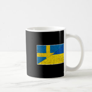 Zweden Oekraine Vlag Zweedse Oekraïense Nationalit Koffiemok