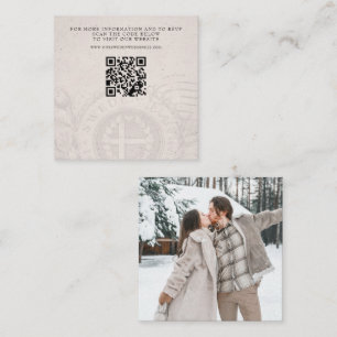 Zweden Paspoort bruiloft QR Informatiekaartje