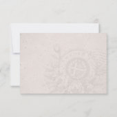 Zweden Paspoort bruiloft RSVP Kaartje (Achterkant)