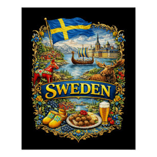 Zweden Perfect Poster