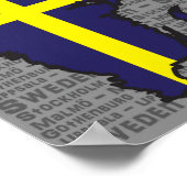 Zweden Poster (Hoek)