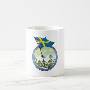 Zweden retro logo koffiemok
