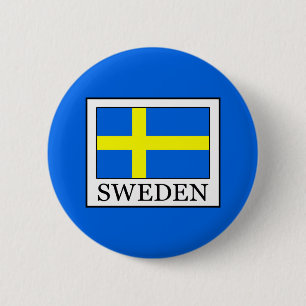 Zweden Ronde Button 5,7 Cm