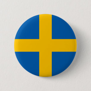 Zweden Ronde Button 5,7 Cm