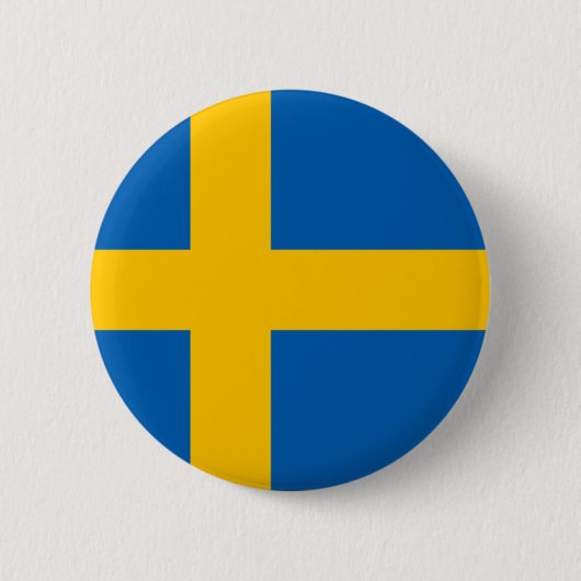Zweden Ronde Button 5,7 Cm (Voorkant)