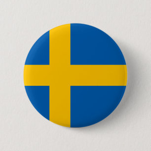 Zweden Ronde Button 5,7 Cm