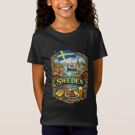 Zweden T-shirt (Voorkant)
