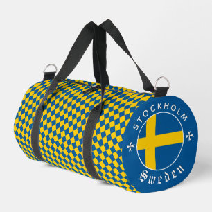 Zweden Tas, fitnessruimte, reistas, Zweedse vlag Plunjezak