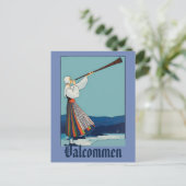 Zweden, tekst toevoegen, briefkaart (Staand voorkant)