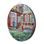 Zweden, traditioneel landschap dartbord (Voorkant Rechts)