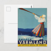 Zweden Vintage-briefkaart  Briefkaart (Voorkant / Achterkant)