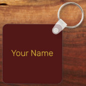 Zweden Vlag Retro Moose Vakantie Souvenir Sleutelhanger (Achterkant)