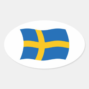 Zweden Vlag Sticker