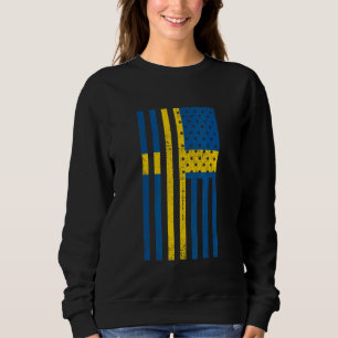 Zweden Vlag VS   Zweeds Sverige Svenska Stockholm Trui