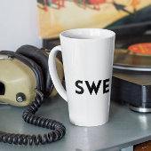 Zweden voetbal latte mok